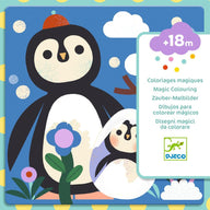 Djeco Magic Colouring - Peekaboo! Baby Animals Around The World DJ00952