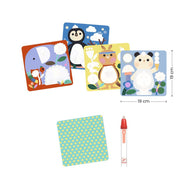 Djeco Magic Colouring - Peekaboo! Baby Animals Around The World DJ00952