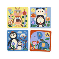 Djeco Magic Colouring - Peekaboo! Baby Animals Around The World DJ00952