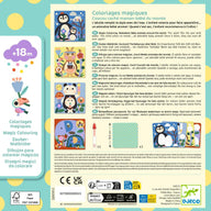 Djeco Magic Colouring - Peekaboo! Baby Animals Around The World DJ00952