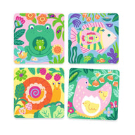 Djeco Magic Water Colouring - Peekaboo! Garden Baby Animals 