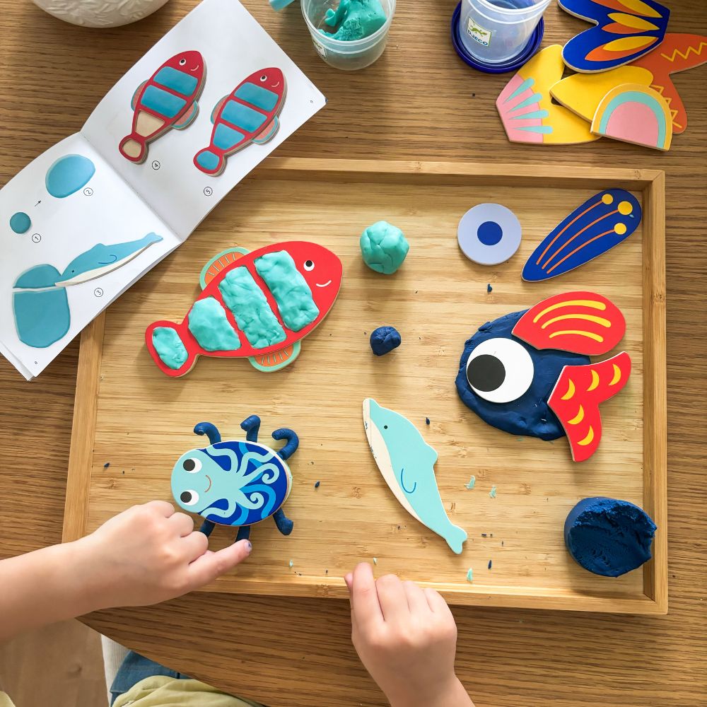 Djeco My Sea Creatures Modelling Clay DJ09036