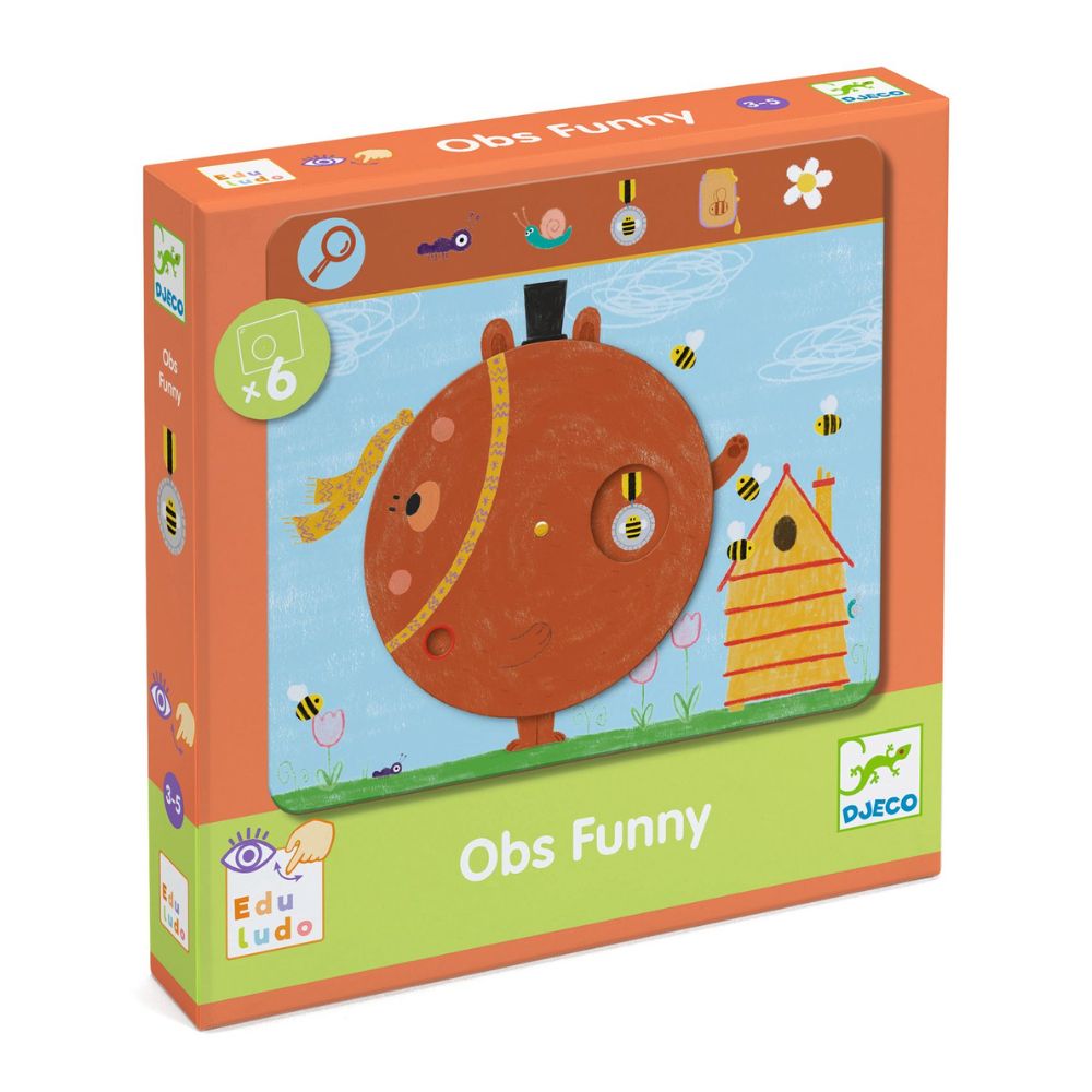 Djeco Toddler Games - Obs Funny DJ08237