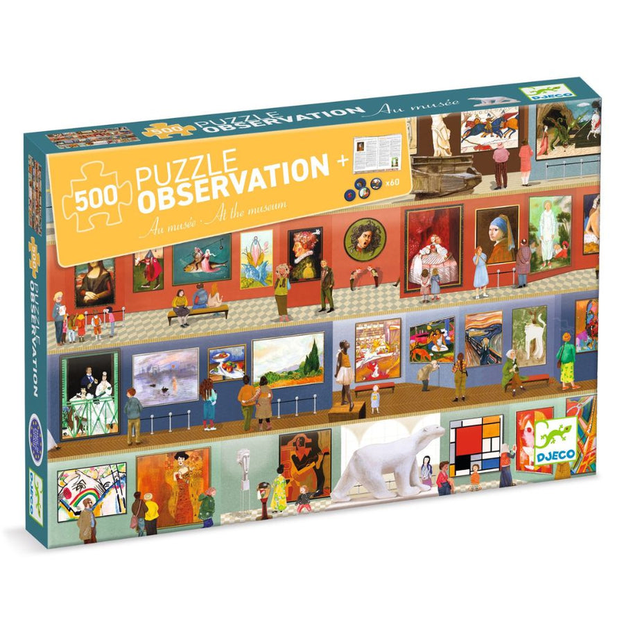Djeco Observation Puzzles - At the Museum - 500 pcs DJ07415