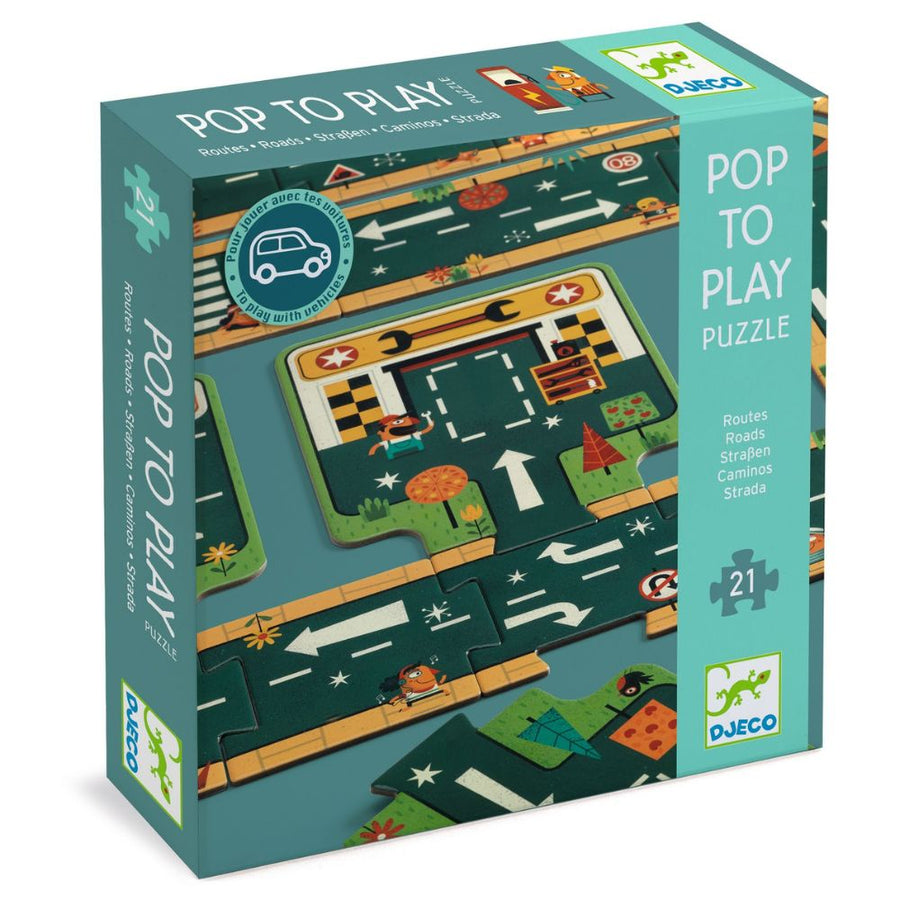 Djeco Pop To Play - Roads DJ07162