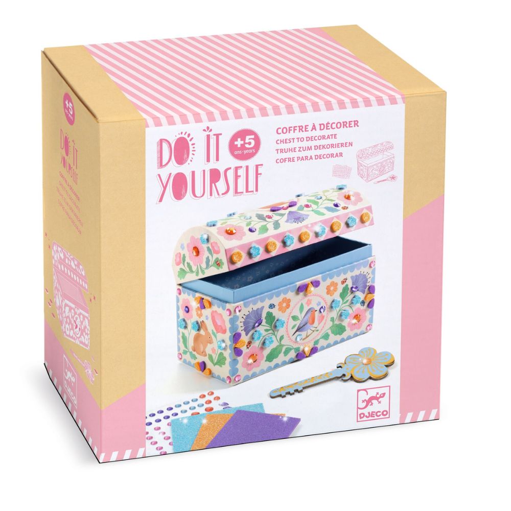 Djeco Do It Yourself Mosaics - Precious Treasure Box to Decorate
