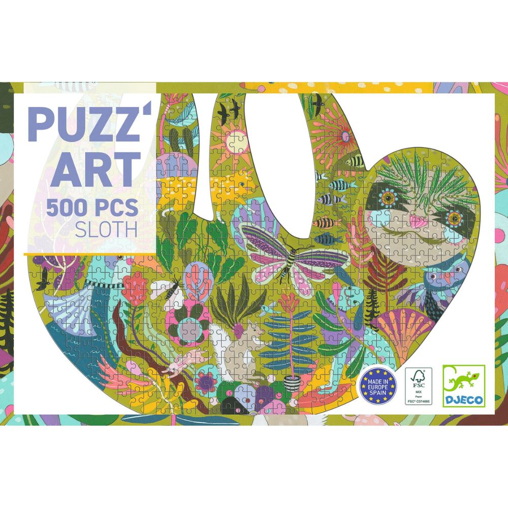 Djeco Puzzles - Puzz'Art Sloth - 500 pcs DJ07662