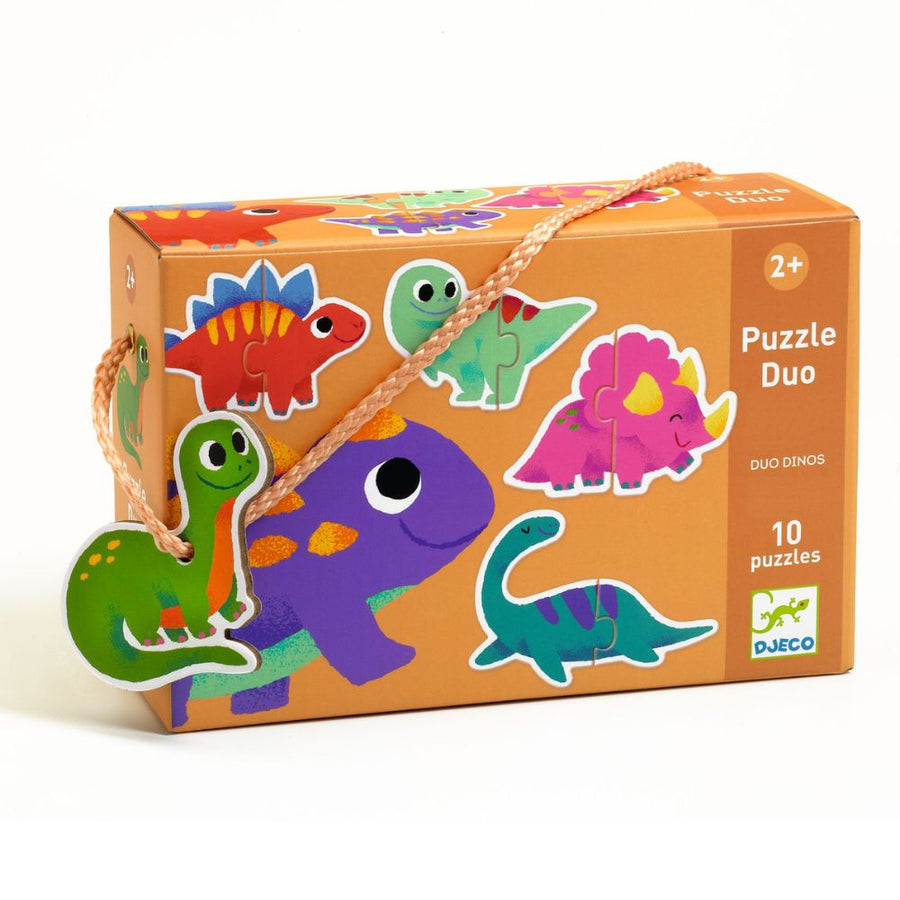 Djeco Puzzle Duo-Trio - Dinos DJ08263