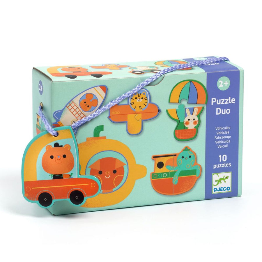Djeco Puzzle Duo-Trio - Vehicles DJ08270