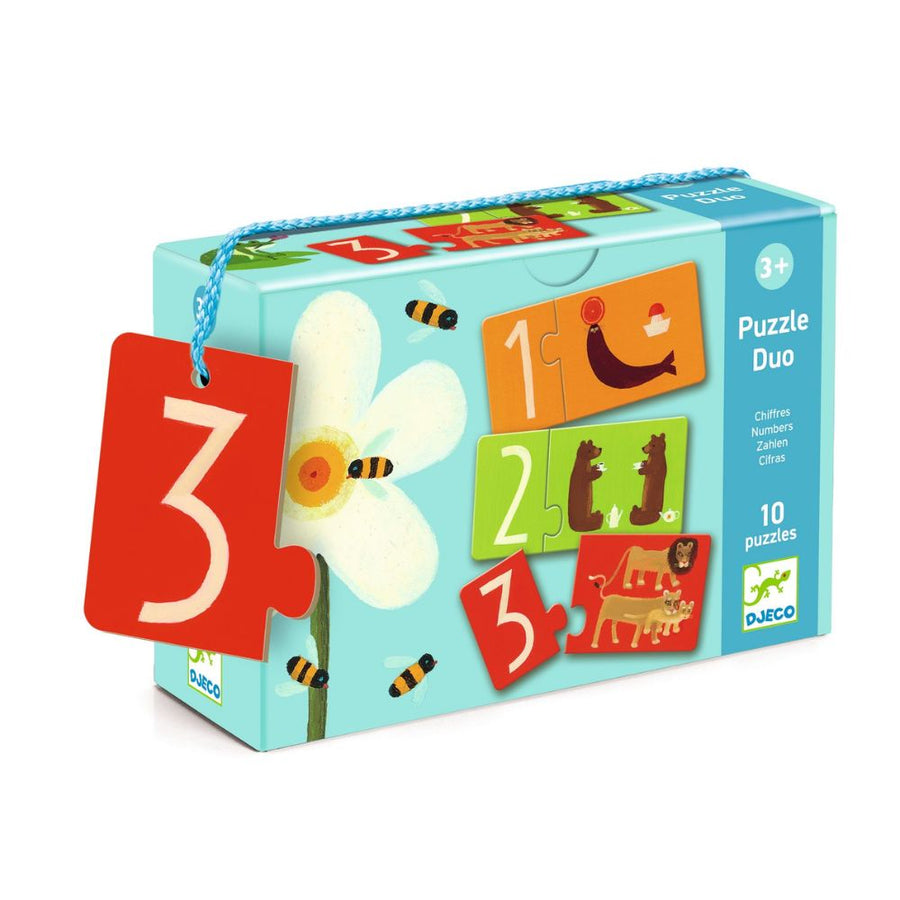 Djeco Puzzle Duo-Trio Numbers DJ08151