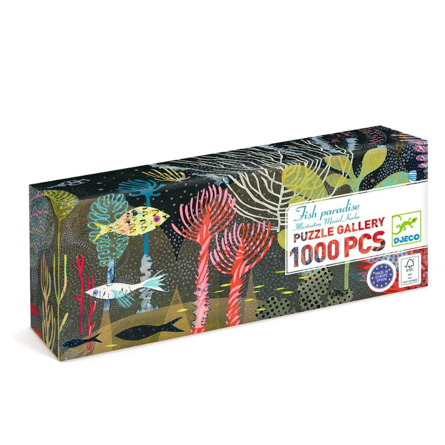 Djeco Puzzle Gallery - Fish Paradise - 1000pcs DJ07694