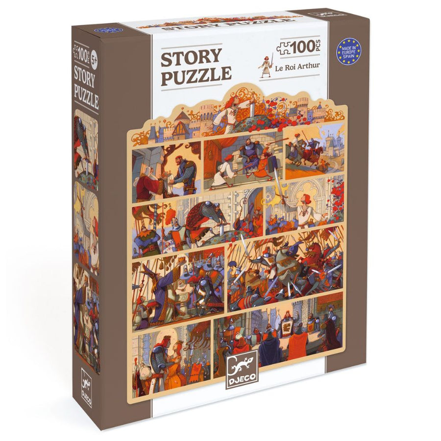 Djeco Puzzles - The King Arthur Story Puzzle DJ07054