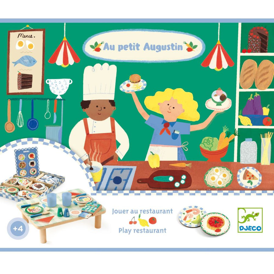 Djeco Role Play Toys - Augustin Restaurant DJ05524