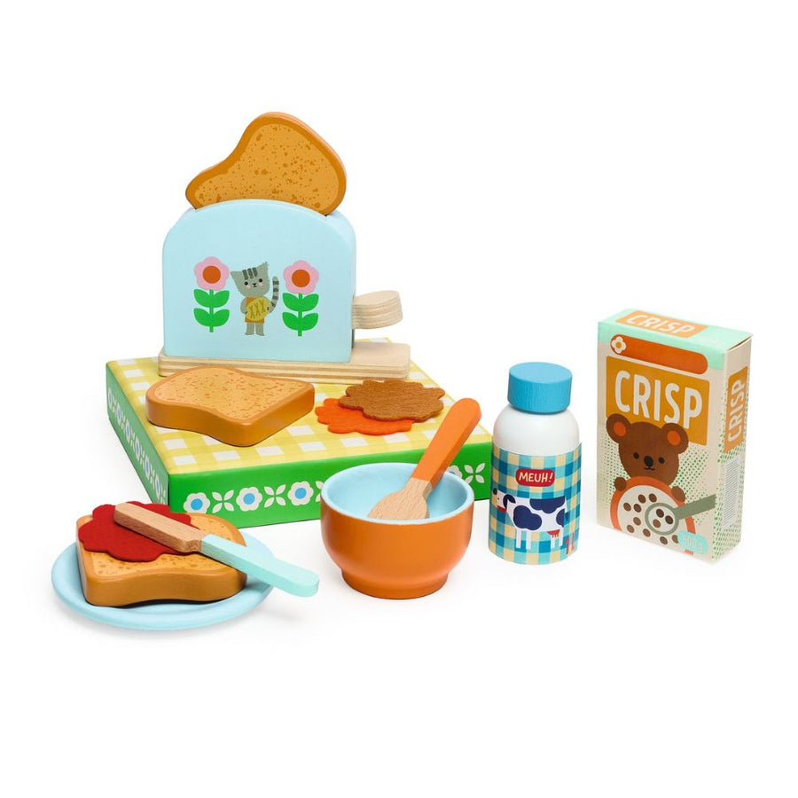 Djeco Role Play Toys - P'Ti Set - Breakfast DJ05543