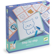 Djeco Step By Step Babies &amp; Co - Learn To Draw Baby Animals DJ08246
