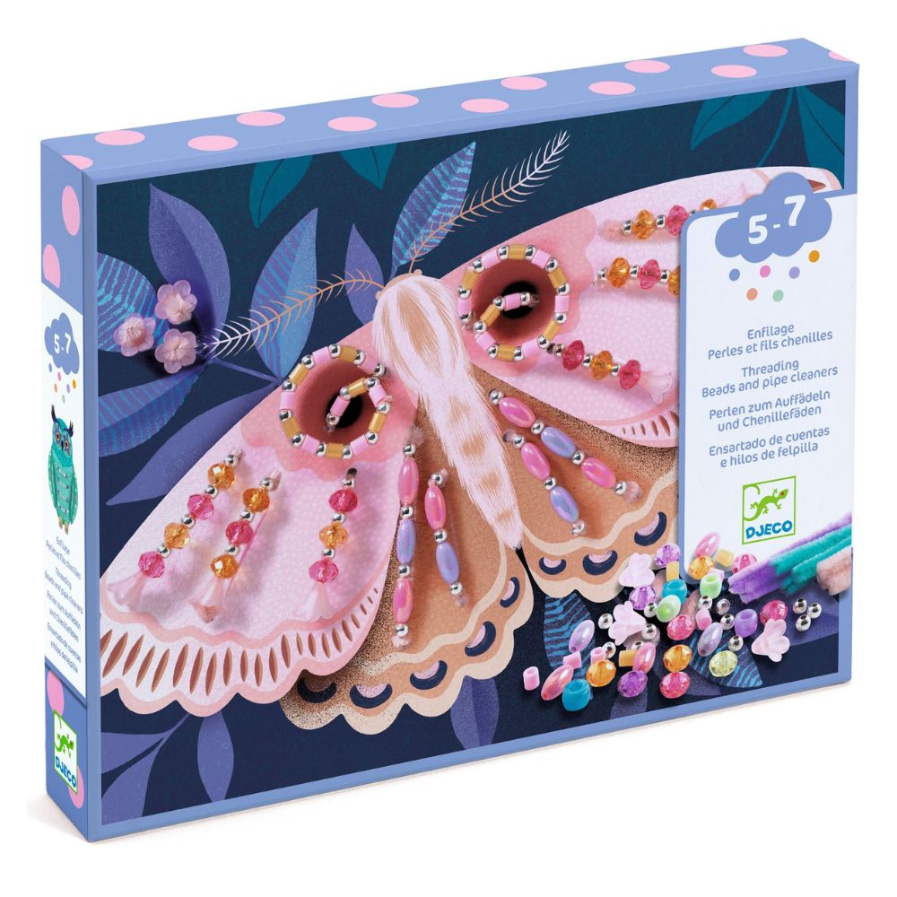 Djeco Threading Beads and Pipe Cleaners, Light up the night 1000 x 1000