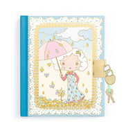 Djeco Tinyly Prunelle Secret Diary | Djeco Tinyly Diary | Girls Diary With Lock