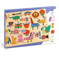 Djeco Wooden Puzzles - Puzzlo Geo DJ01836