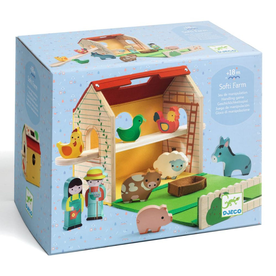 Djeco Wooden Toys - SoftiFarm DJ06369
