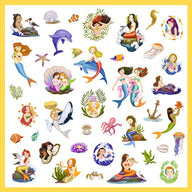 Djeco Mermaid Stickers