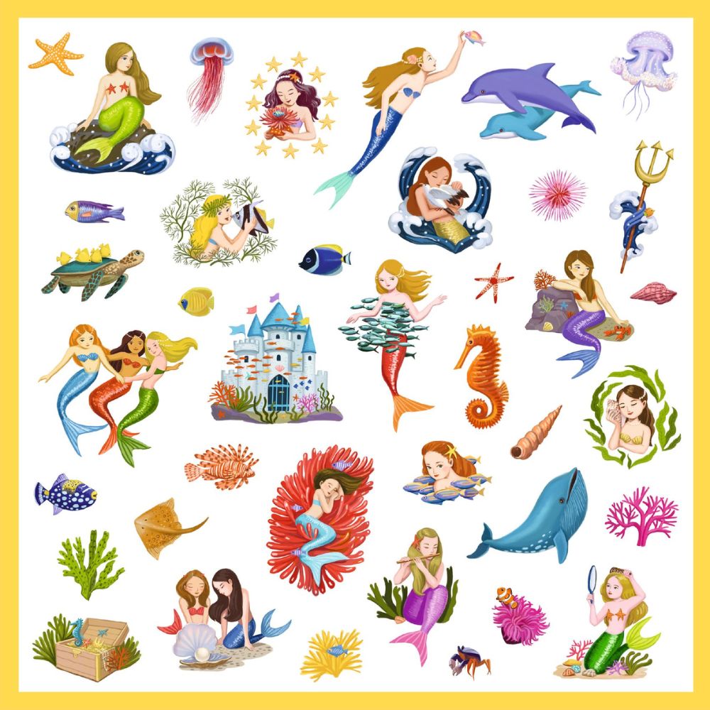Djeco Mermaid Stickers
