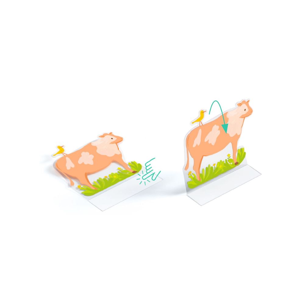 Djeco Sticker 3D Scenes To Make - Farm