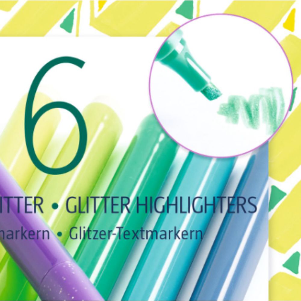 6 Glitter Highlighters Mojito DJ09535