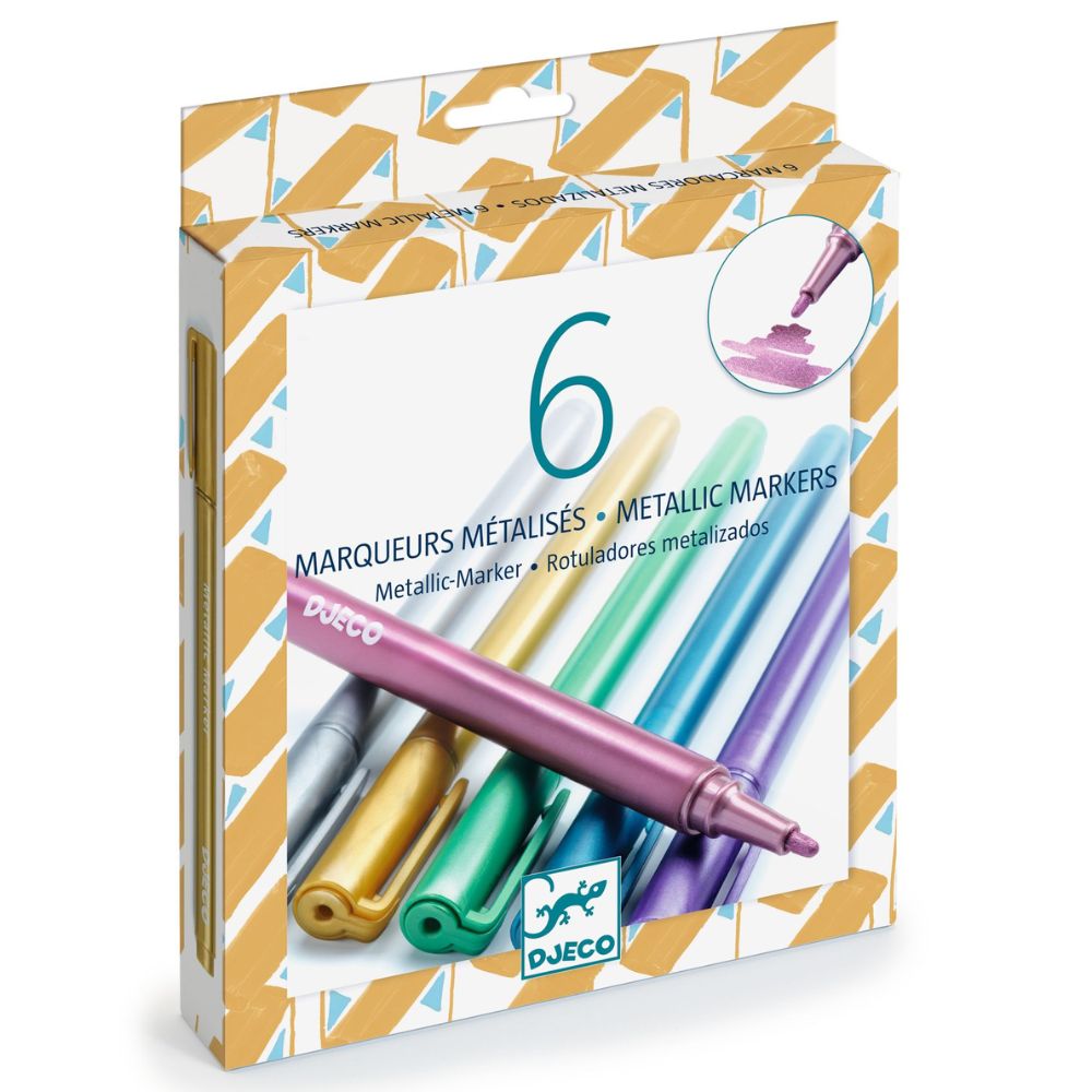 Djeco Metallic Markers DJ08870