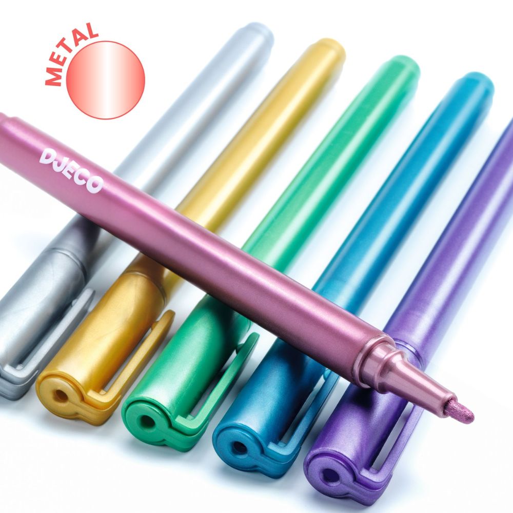 Djeco Metallic Markers DJ08870