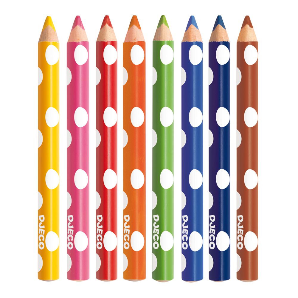 Djeco 8 colouring pencils