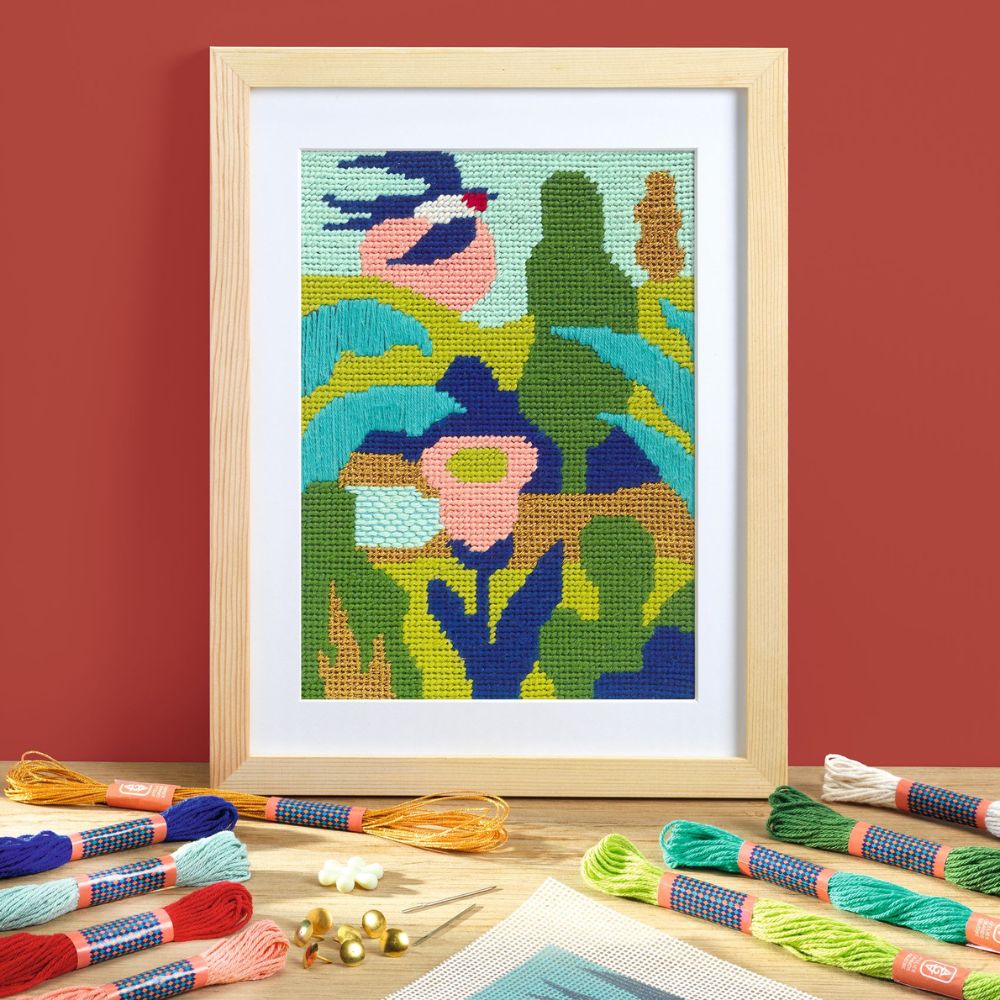 Djeco Atelier Grands Augustins - Workshop 65 Canvas Needlepoint GA10065