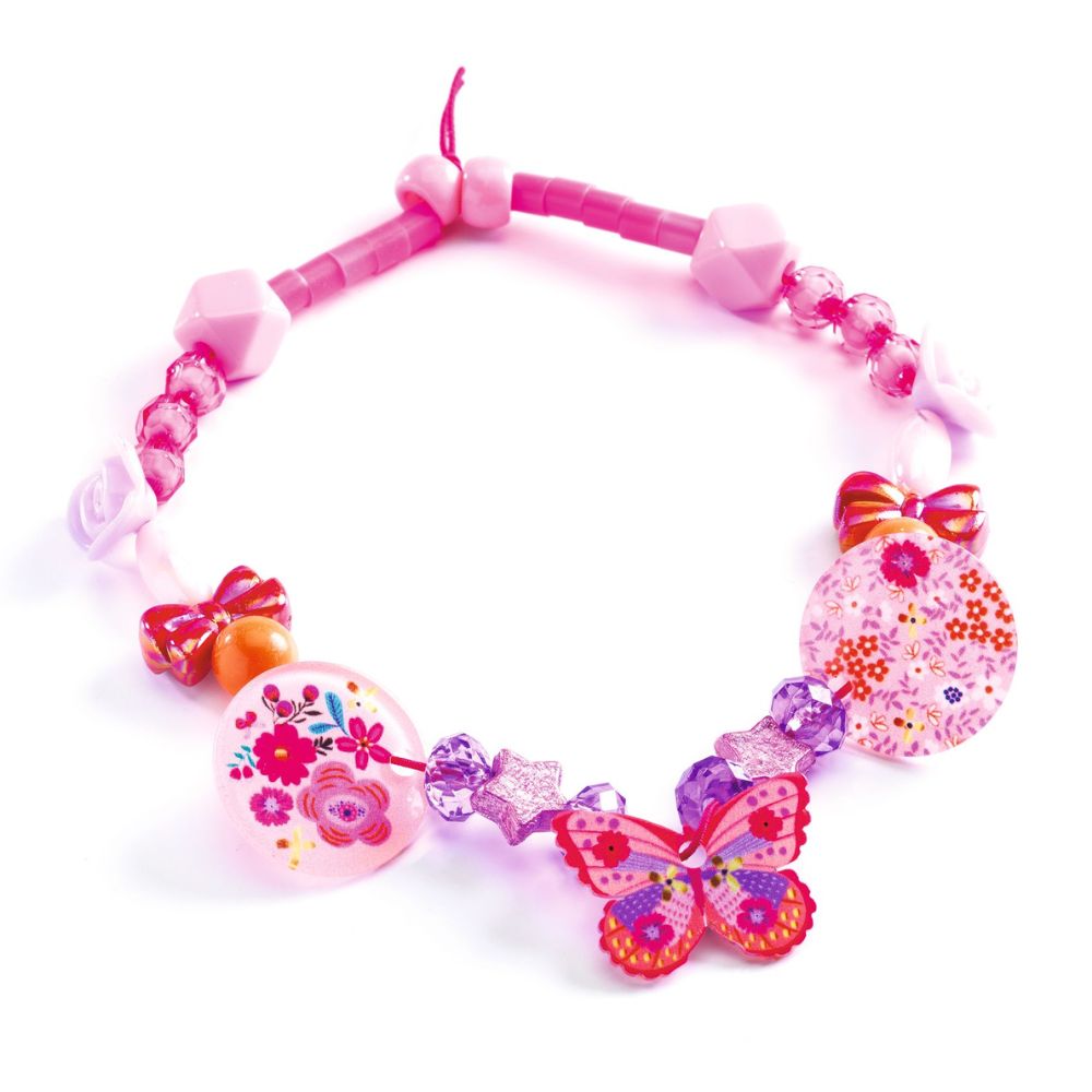 Djeco Fancy Threading Beads - Butterflies