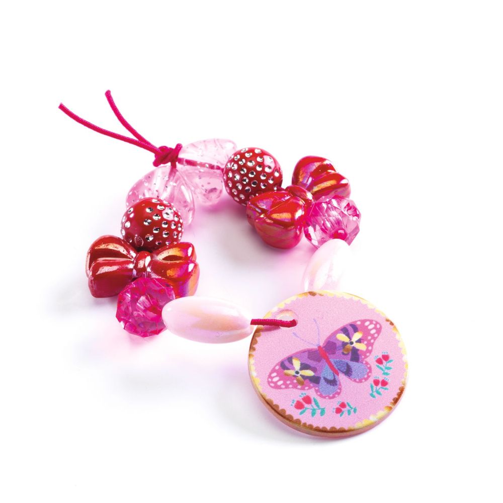 Djeco Fancy Threading Beads - Butterflies