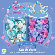 Djeco Beads and Jewellery - Duo of Tiaras - Blue