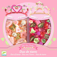 Djeco Beads and Jewellery - Duo of Tiaras - Pink