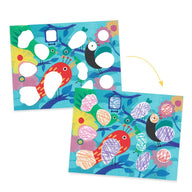 Djeco Colour Stop Fabulous Stencils Birdie & Co