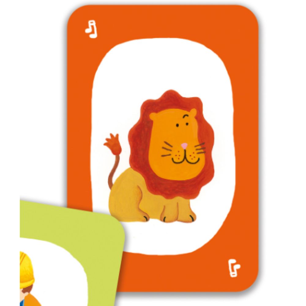 Card Games For Kids - Djeco Pouet Pouet A Mime & Sounds Game