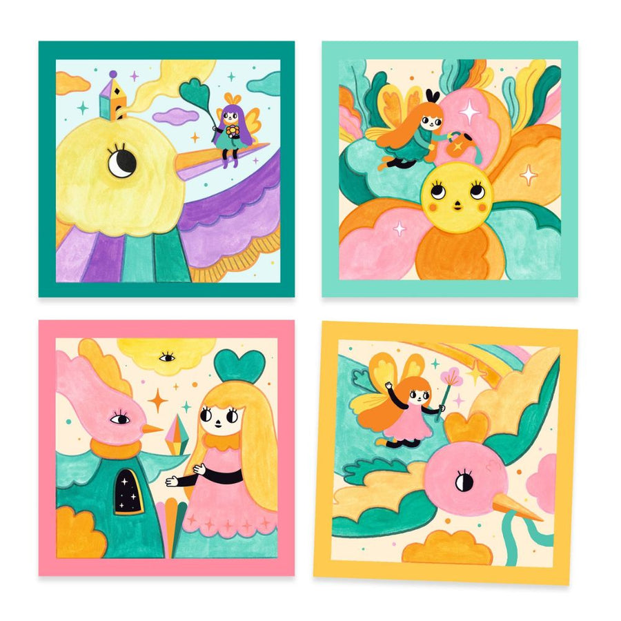 Djeco Cards To Paint - Magical Garden DJ09996