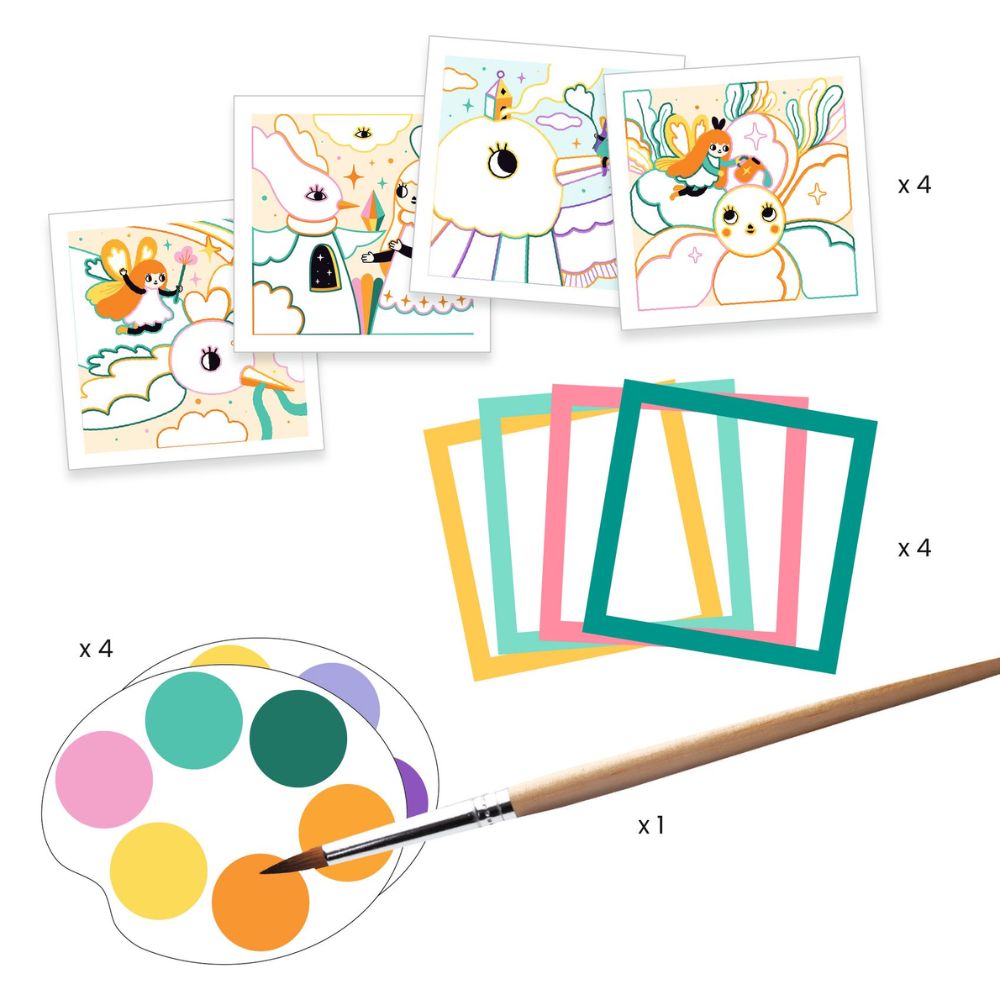 Djeco Cards To Paint - Magical Garden DJ09996