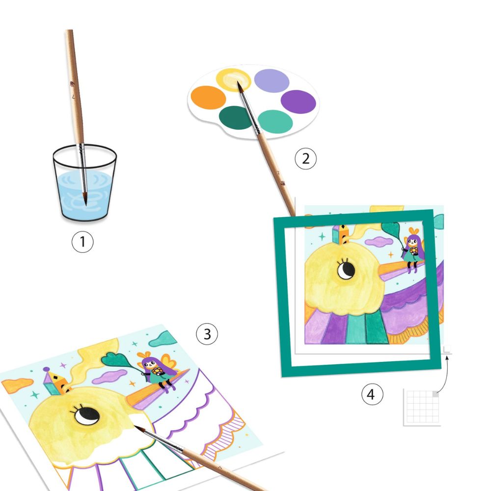 Djeco Cards To Paint - Magical Garden DJ09996