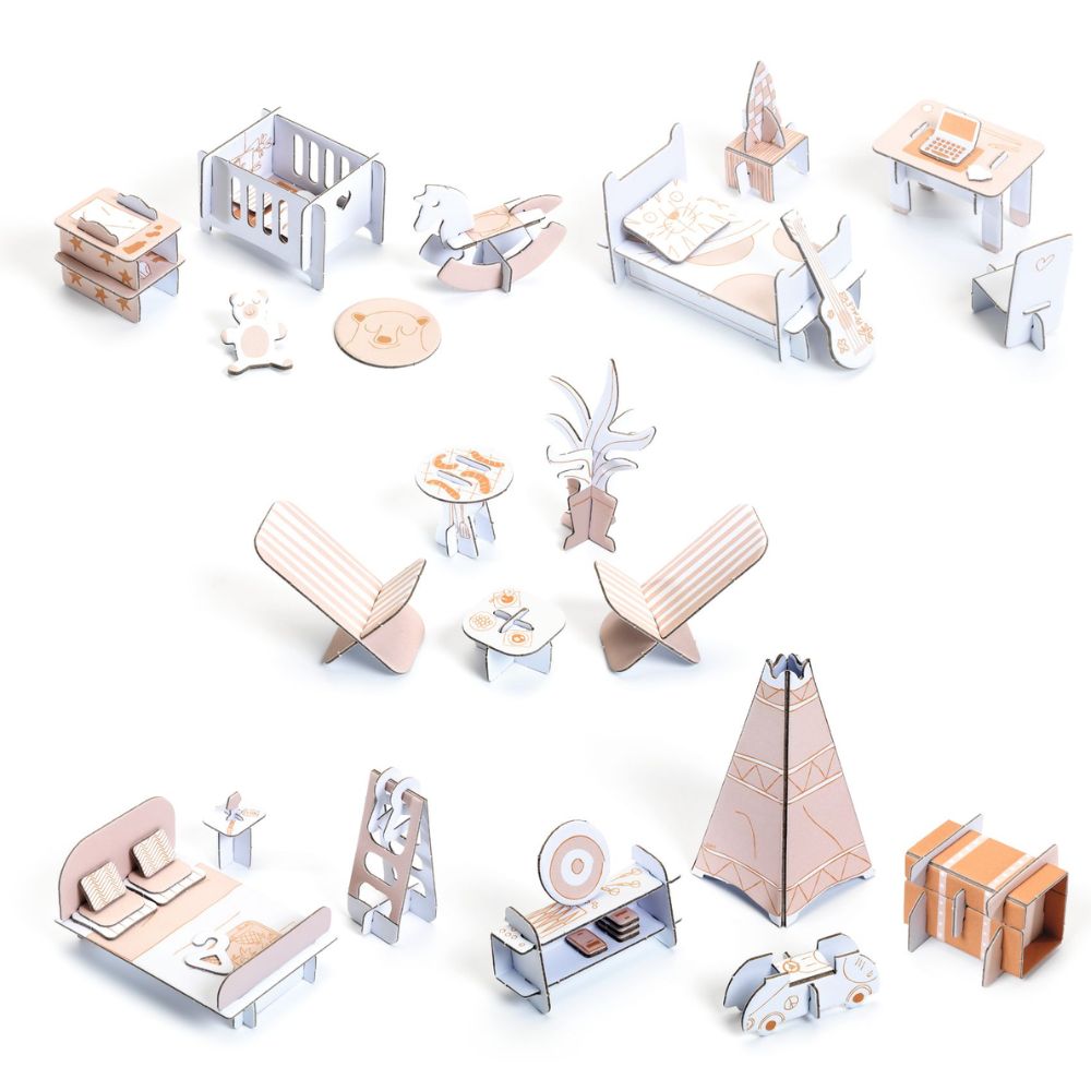 Djeco Colour Assemble Play - Doll House