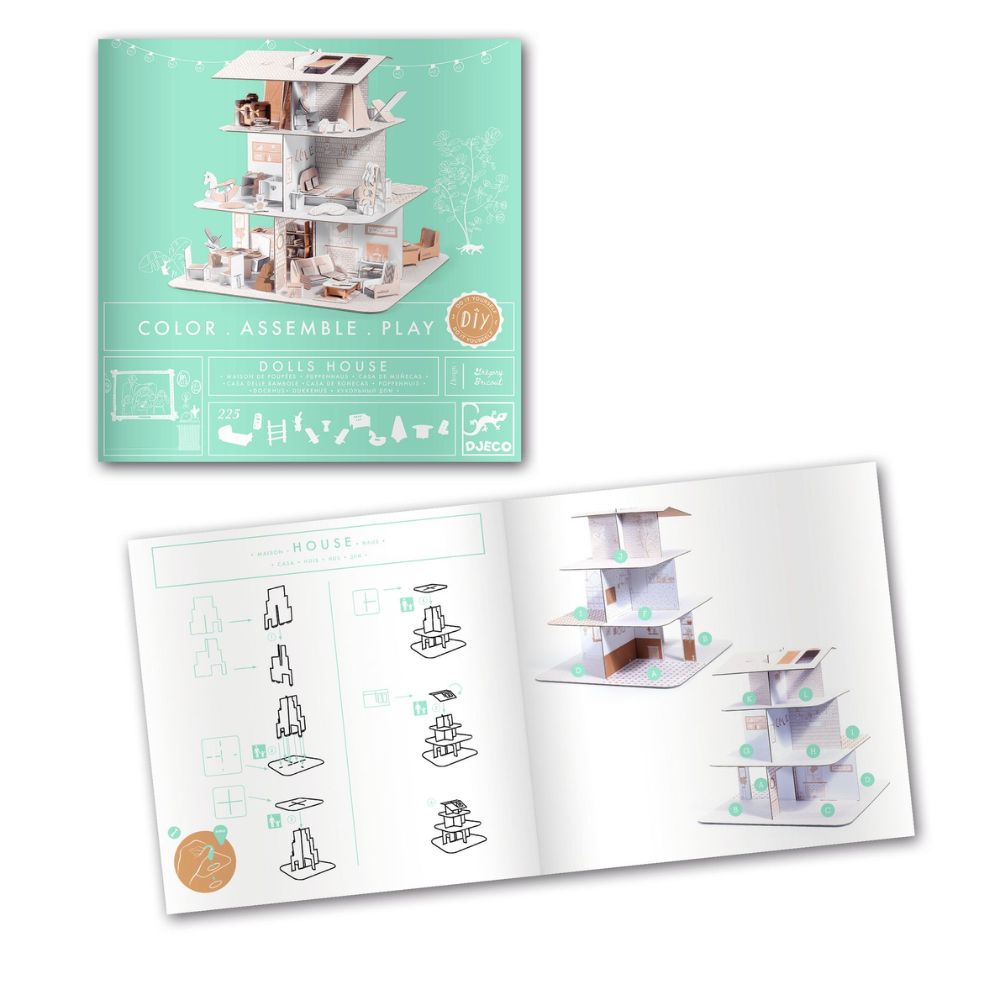 Djeco Colour Assemble Play - Doll House