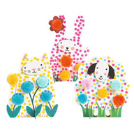 Djeco Colouring Dots and Pompoms - In The Grass DJ00965