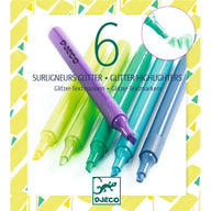 Djeco Colours For Older Ones - 6 Glitter Highlighters Mojito DJ09535