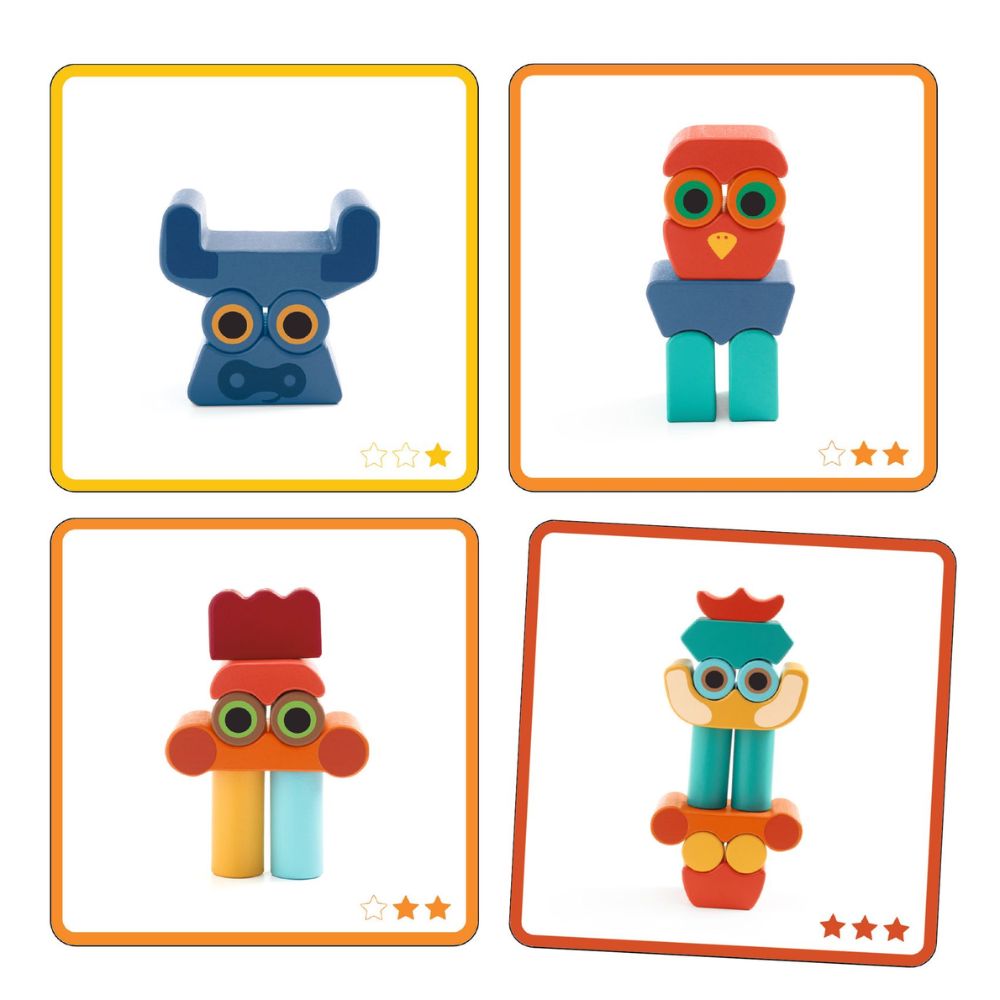 Djeco Construction Gallery - Ze Faces DJ06439