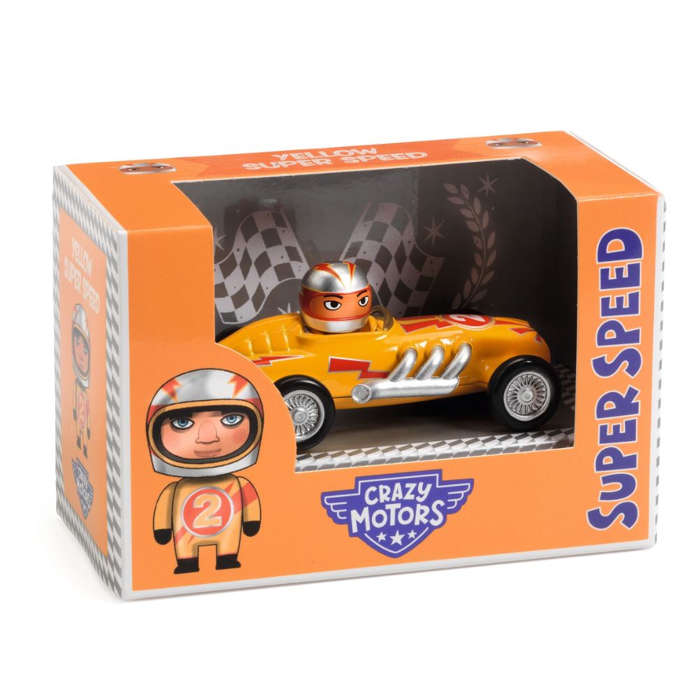 Djeco Crazy Motors - Yellow Super Speed DJ05454