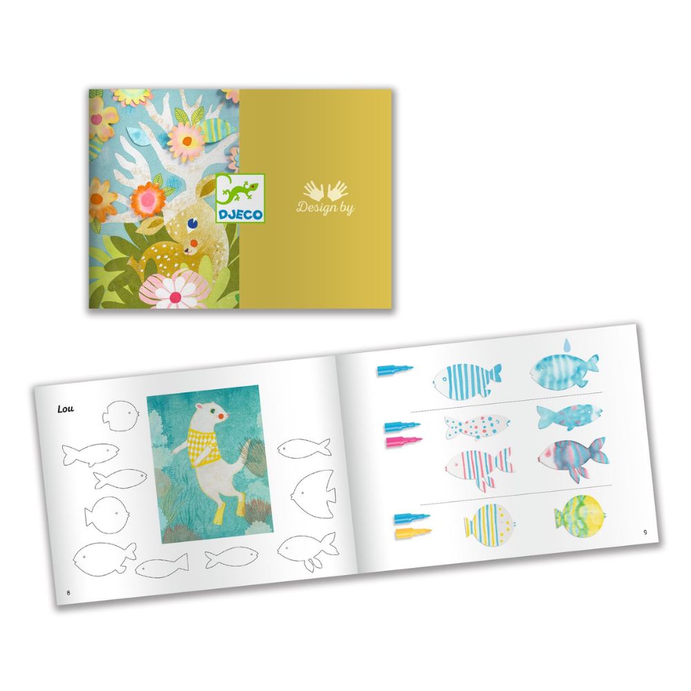 Djeco Create with Paper - With Blotting Paper
