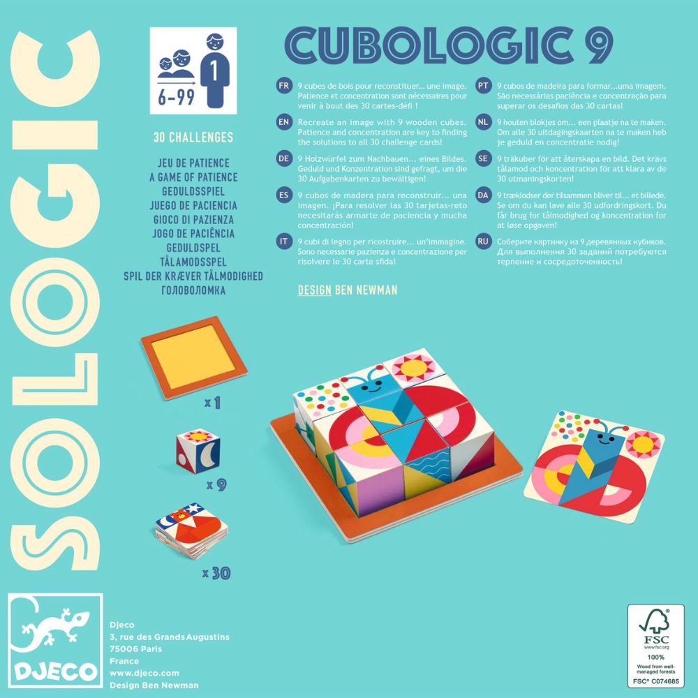 Djeco SoLogic Cubologic 9