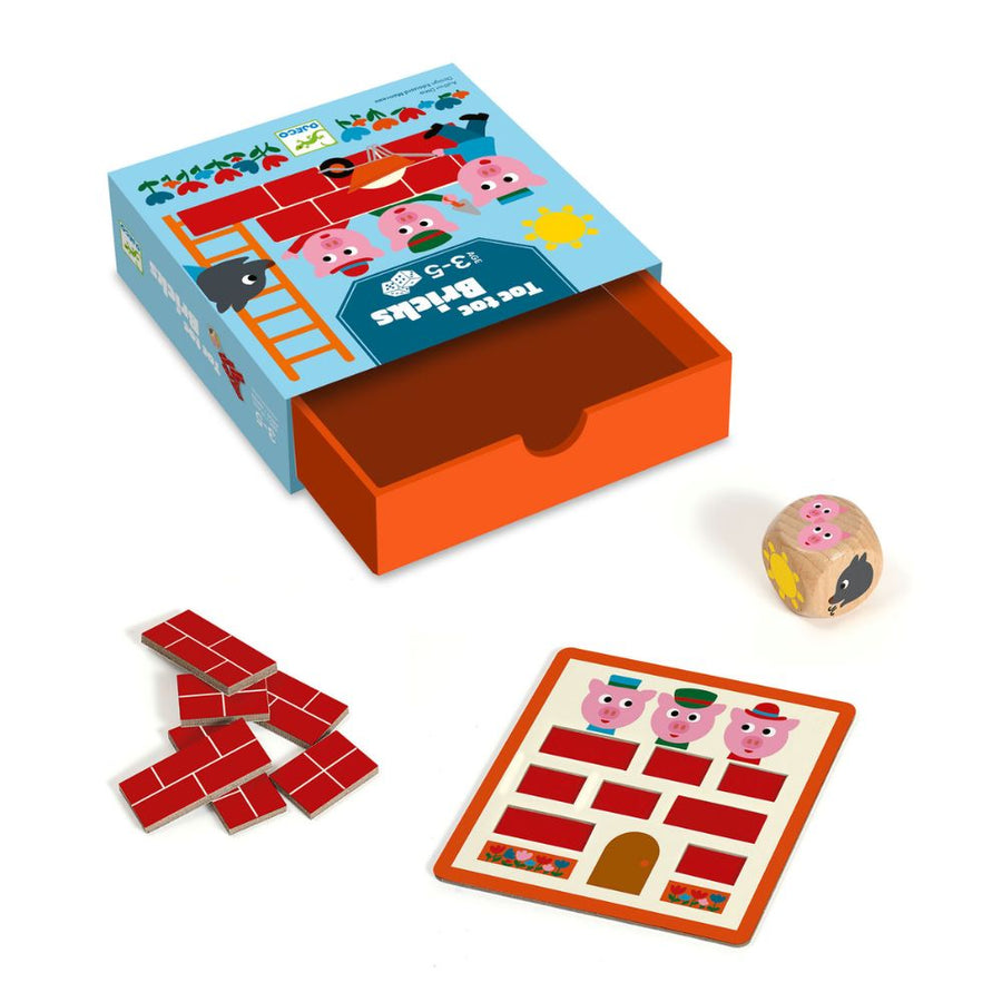 Djeco Dice Games - Tic Toc Bricks DJ00839