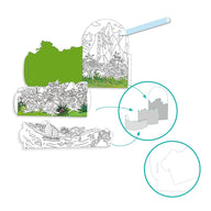 Djeco Diorama Colouring - Top Of My Island DJ08744